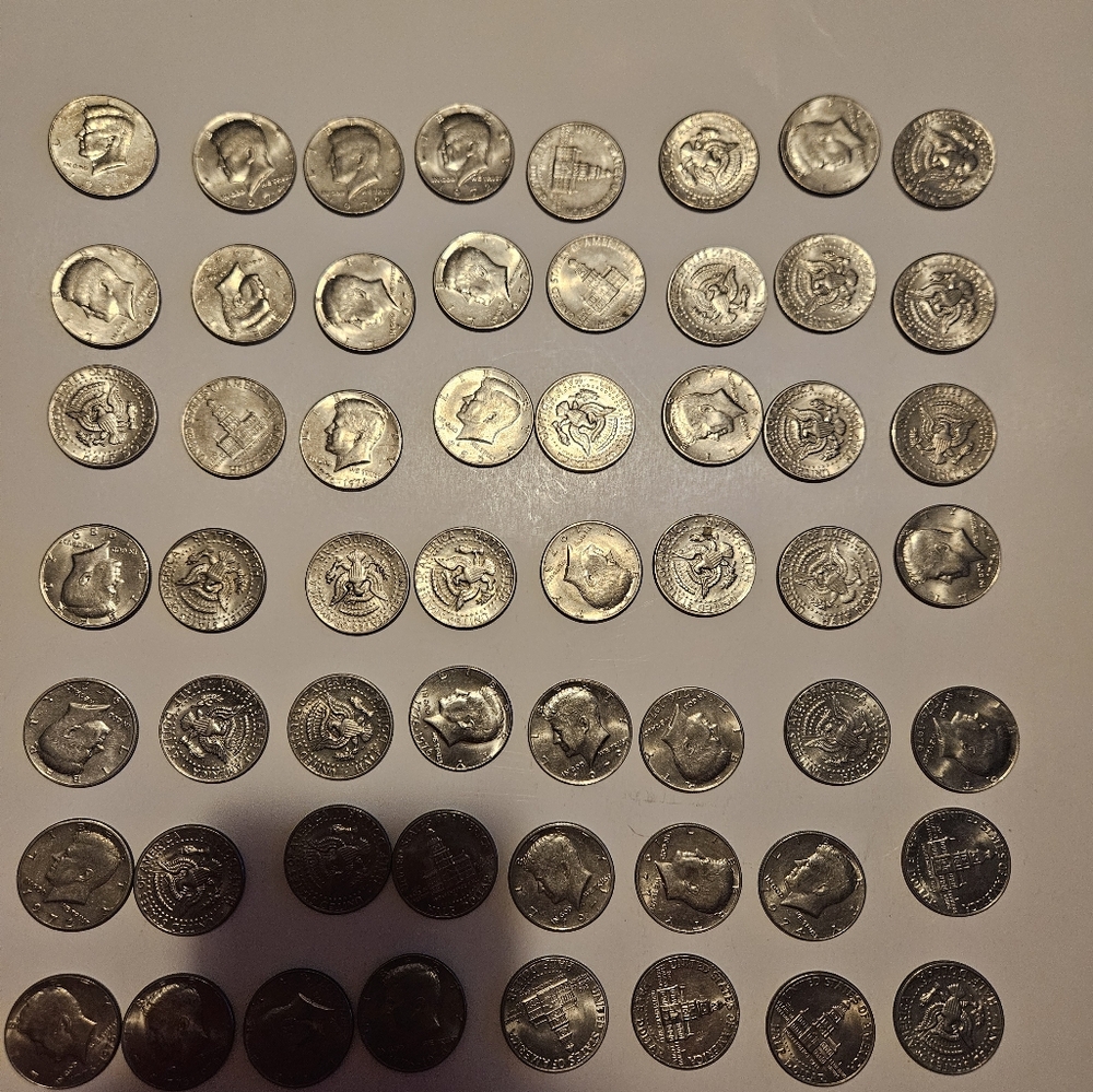 Kennedy half dollers